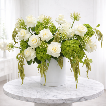 Heavenly Green & White Box